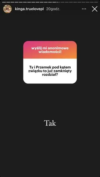 "True Love". Kinga o zakończeniu relacji z Przemkiem