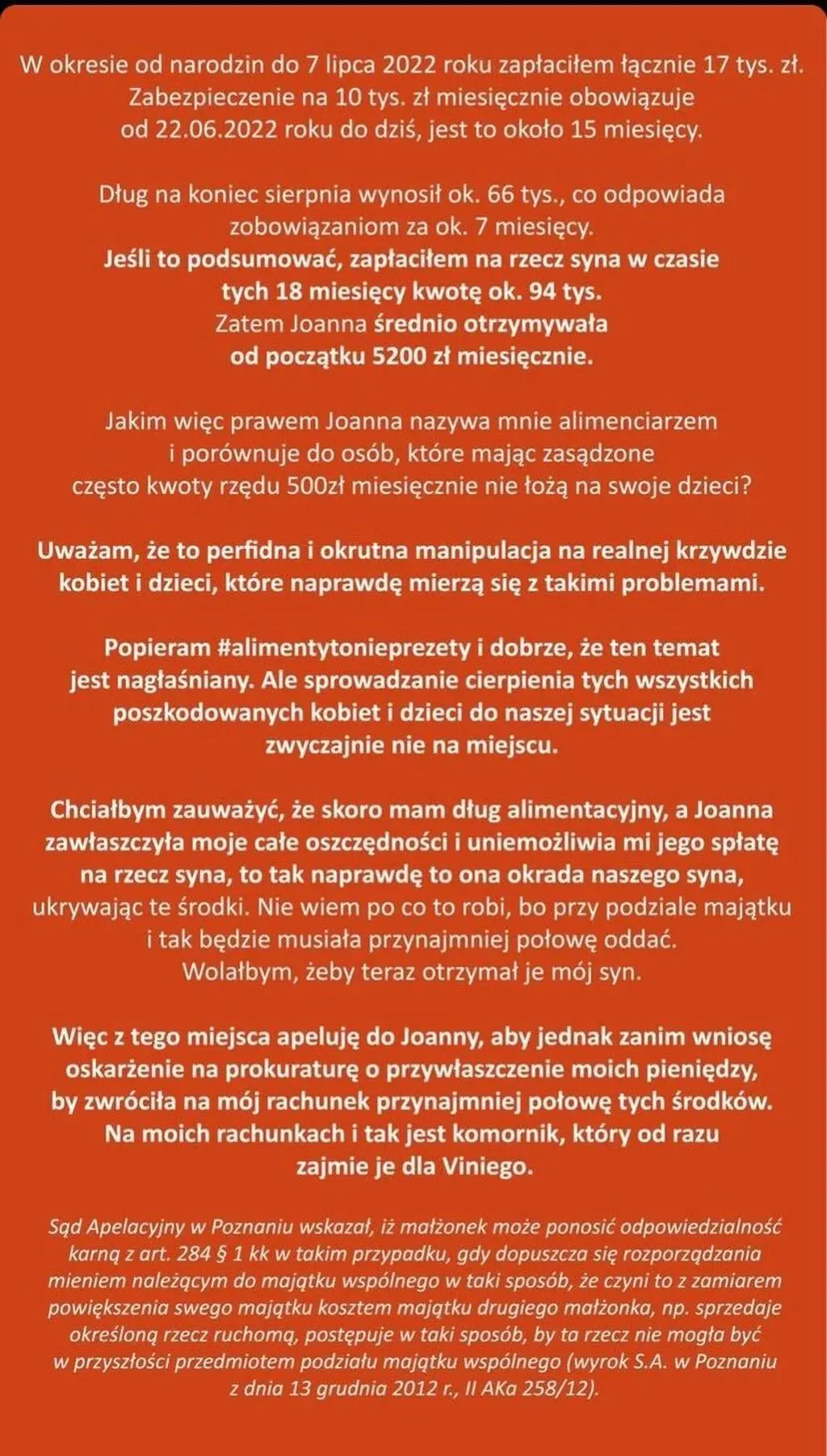 Oświadczenie Antoniego Królikowskiego cz. 7