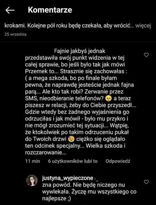 Justyna Hołubowicz o rozstaniu z mężem