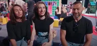 Aleksandra z "Top Model 12" z rodzicami