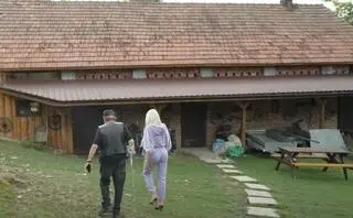 Julia von Stein z dziadkiem Joe