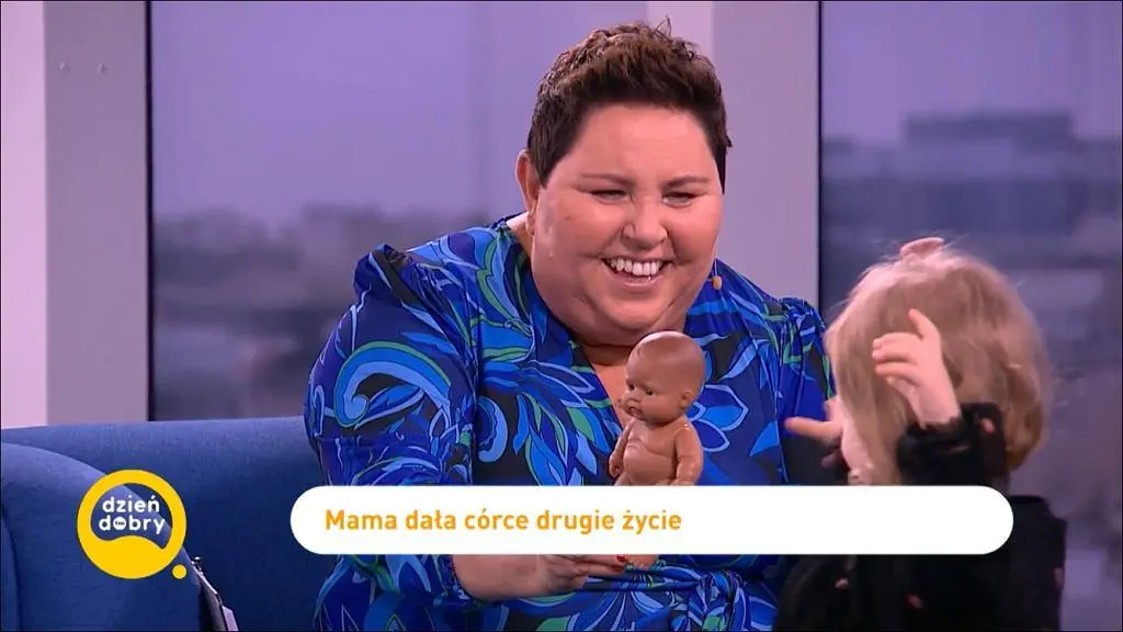Dorota Wellman zajęła się dziewczynką