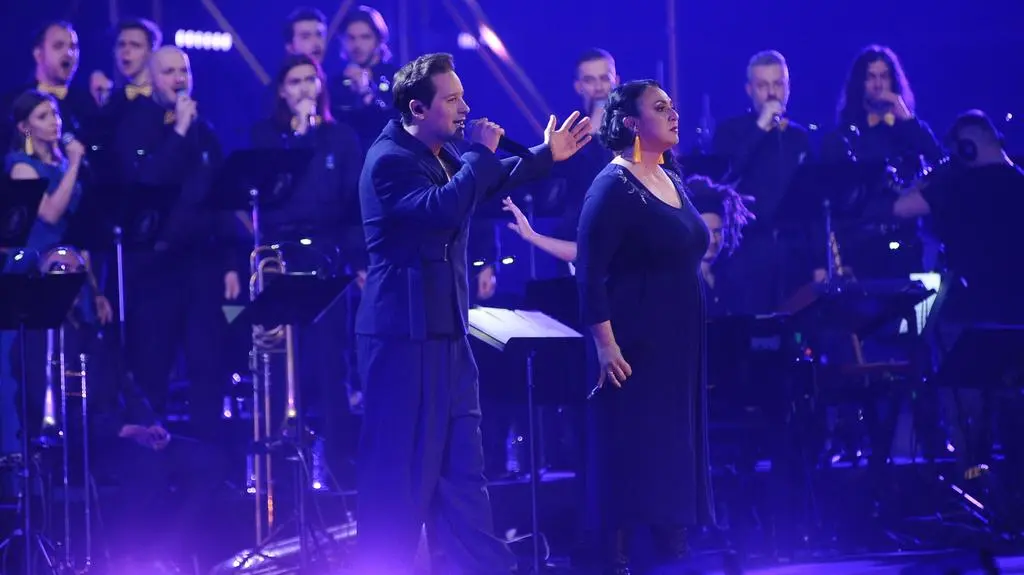 Koncert charytatywny TVN "Razem z Ukrainą". Krzysztof Zalewski i Daria Psekho