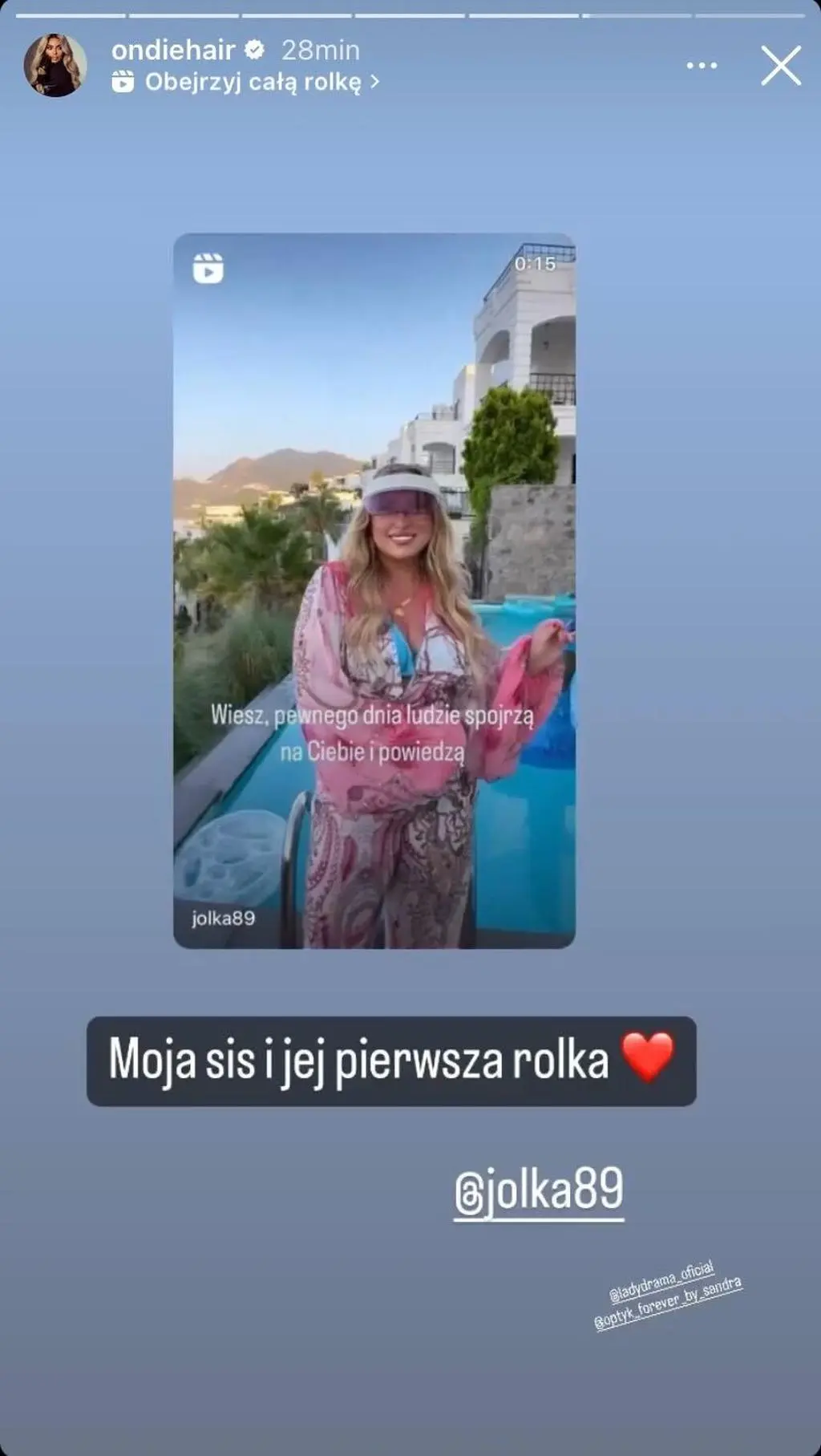 Anna Renusz pochwaliła się siostrą