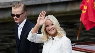 Księżna Mette-Marit i Marius Borg Høiby