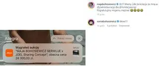 Maja Bohosiewicz była zaskoczona, za jaką sumę została wylicytowana jej aukcja 