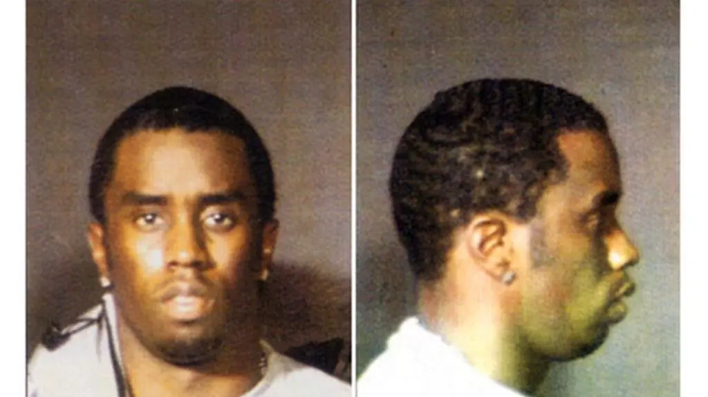 Sean "P. Diddy" Combs podczas aresztowania