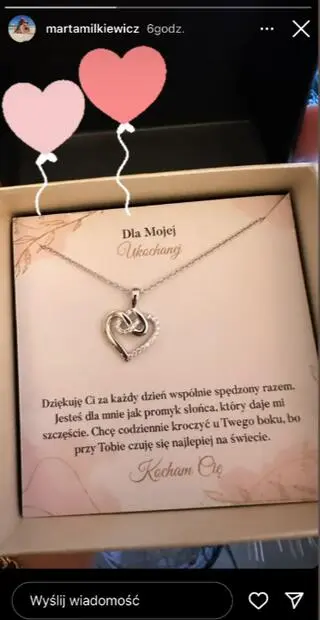 Marta Milkiewicz pokazała prezent od partnera