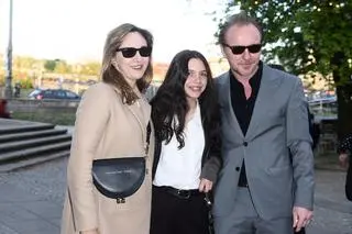 Jacek Borcuch i Ilona Ostrowska z córką Miłosławą, 2019 rok