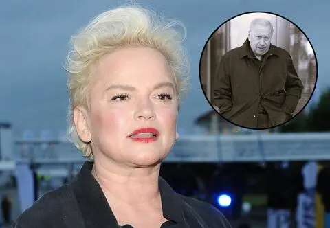 Katarzyna Figura nie ukrywała łez na pogrzebie Jerzego Stuhra. Zdradziła, co mu zawdzięcza