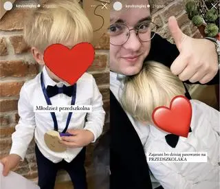 Kevin Mglej pokazał synka