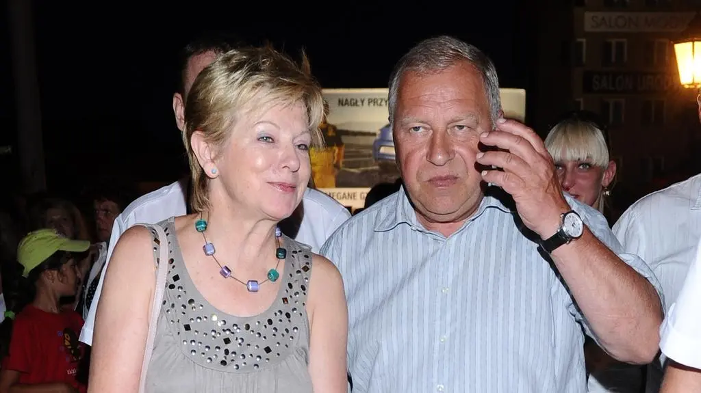 Jerzy Stuhr i jego żona Barbara