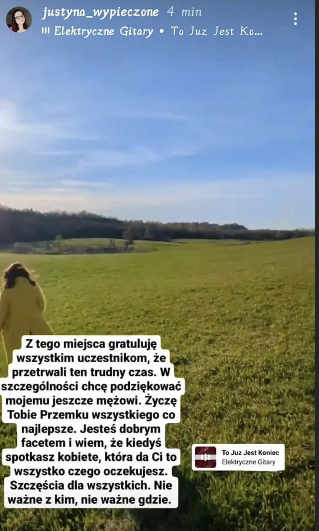 Justyna Hołubowicz o rozstaniu z mężem