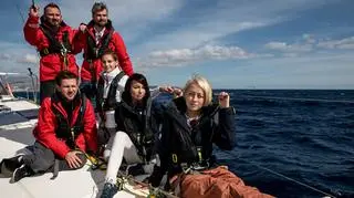 "Przez Atlantyk": uczestnicy dostrzegli ponton