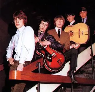 The Rolling Stones - Mick Jagger, Bill Wyman, Brian Jones, Keith Richards i Charlie Watts