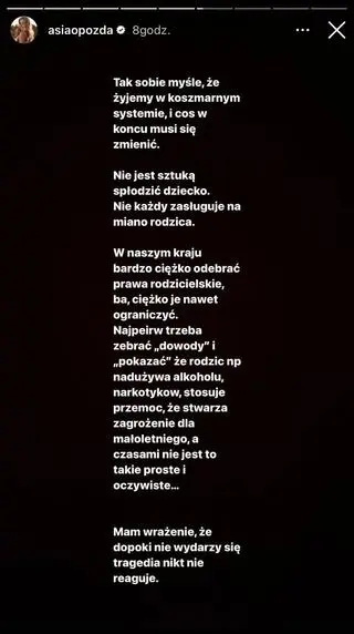 Joanna Opozda zabrała głos po śmierci 8-letniego Kamila