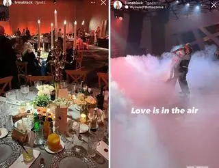 Magdalena Mielcarz na ślubie Rafała Zawieruchy