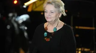 Anna Seniuk jako Brunhilda Pomsel. Sztukę wyreżyserował jej syn