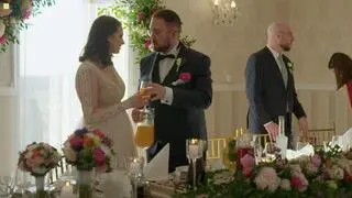 "Ślub od pierwszego wejrzenia 8" - Justyna Hołubowicz i Przemek Wereszczyński podczas wesela