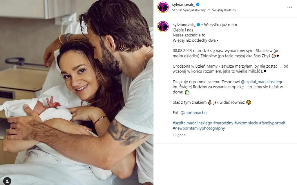 Sylwia Nowak, dziecko, ciąża