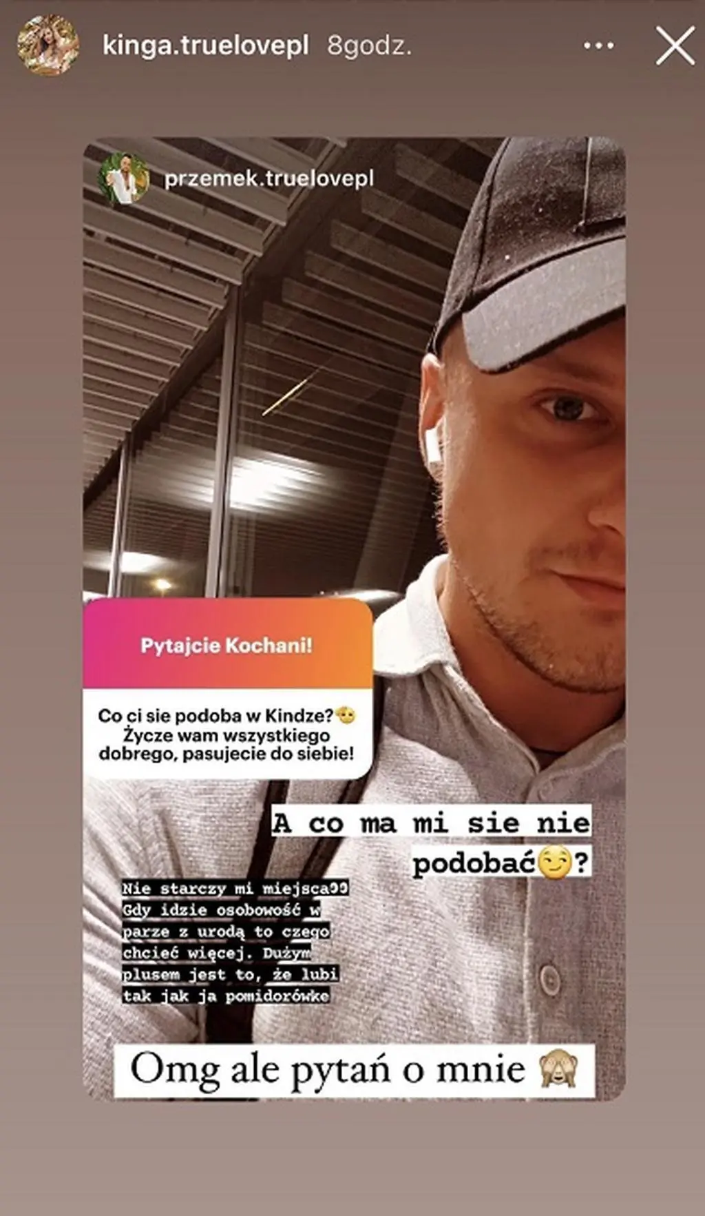 Przemkowi z "True Love" spodobała się Kinga