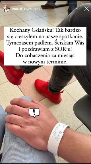 Maciej Stuhr trafił do szpitala