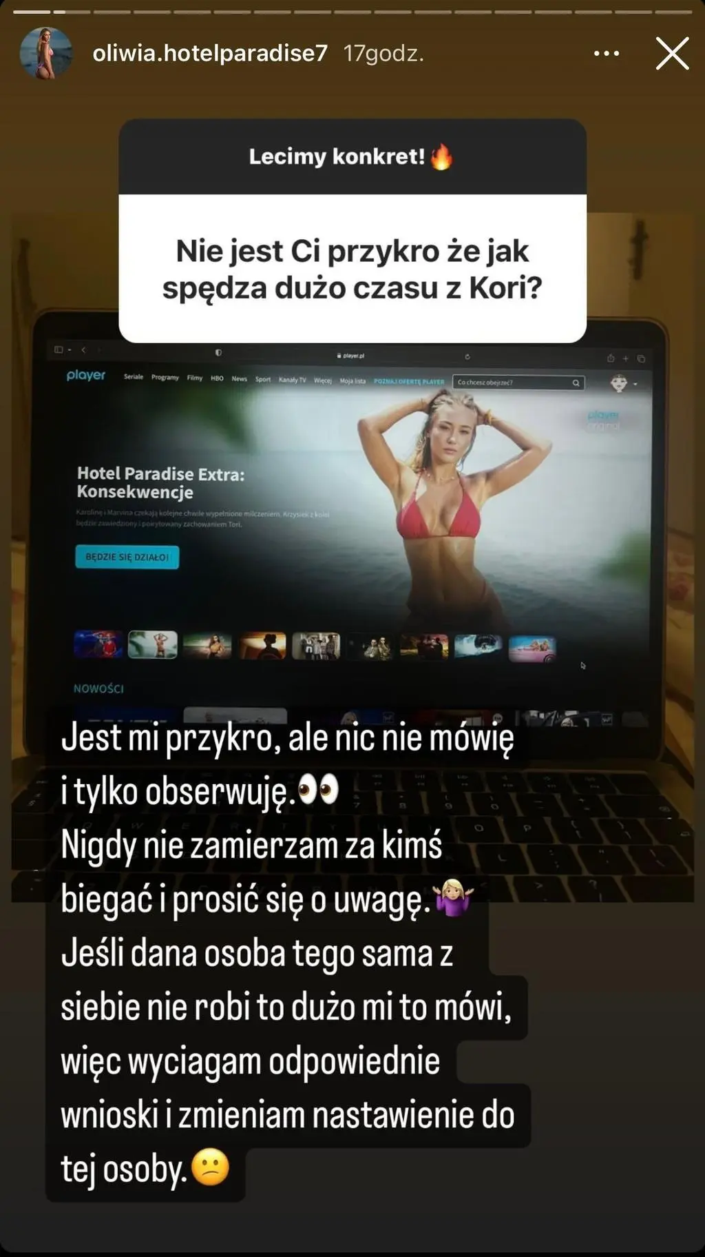 "Hotel Paradise 7". Oliwia o relacji z Jackiem