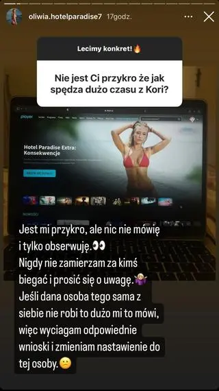 "Hotel Paradise 7". Oliwia o relacji z Jackiem
