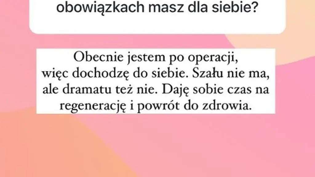 Pola Wiśniewska przeszła operację. Wyznała, jak się czuje