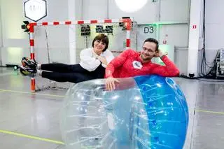 Wiktoria Gromadzka i Dominik Gumienny