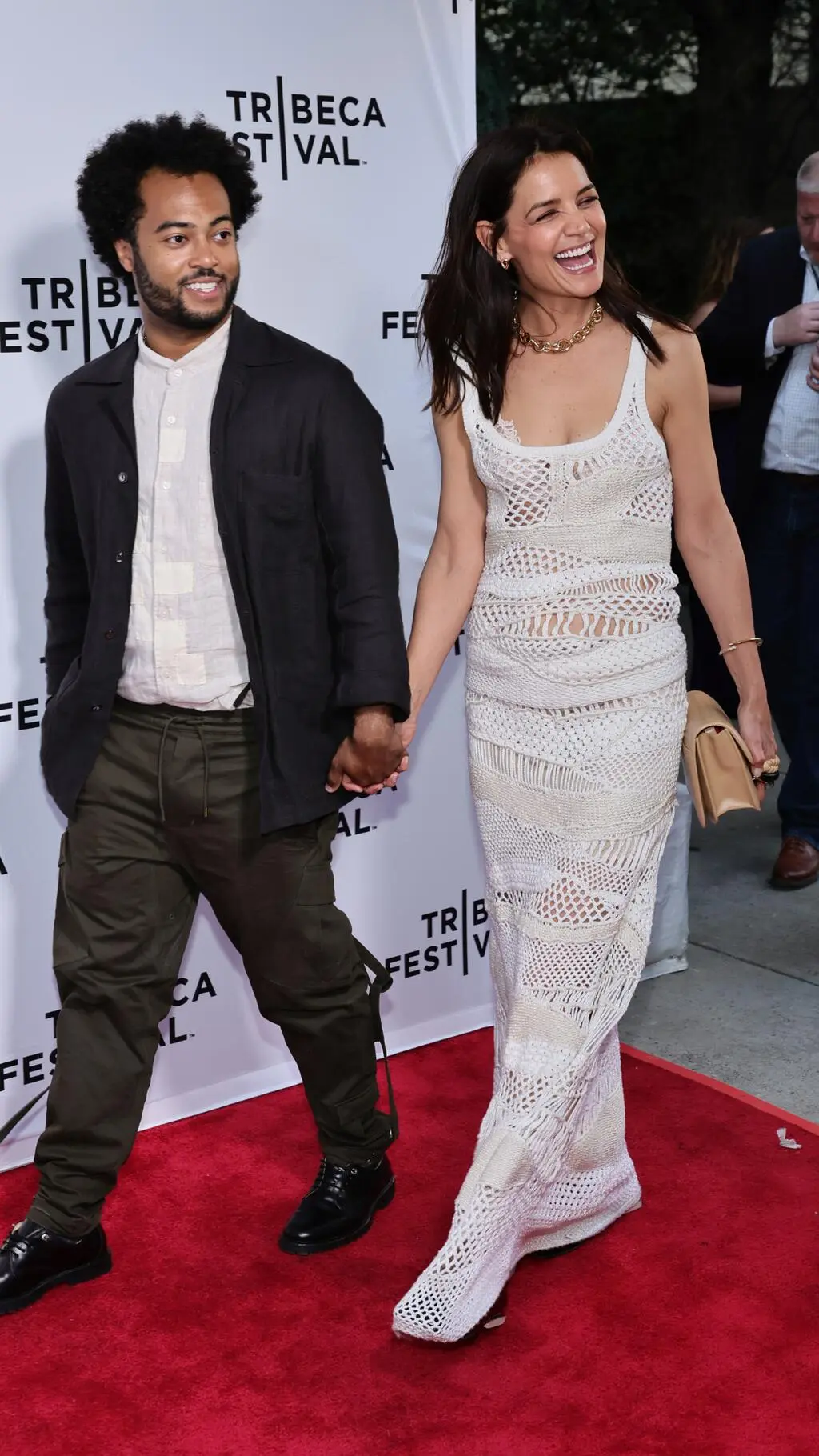 Katie Holmes z partnerem, Bobbym Wootenem