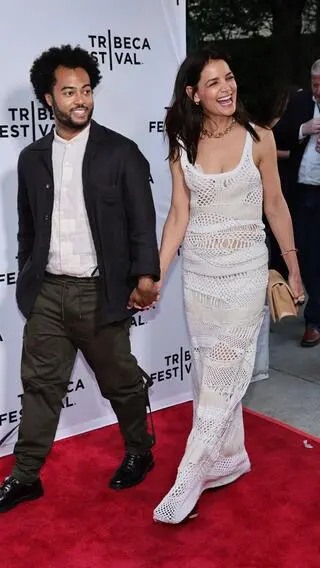 Katie Holmes z partnerem, Bobbym Wootenem