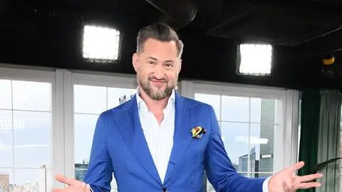 Marcin Prokop próbował przeskoczyć Adama Małysza. Pękły mu spodnie w programie na żywo