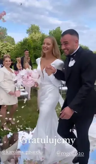 Karolina Pisarek i Roger Salla wzięli ślub