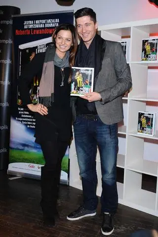 Robert i Anna Lewandowscy w 2013 roku