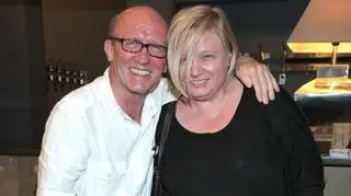 Artur Barciś z żoną