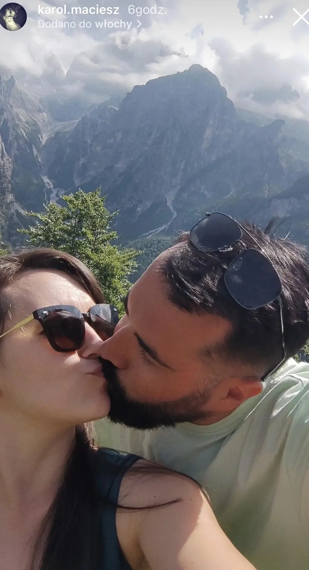 Karol Maciesz i Laura Wielich na romantycznym zdjęciu