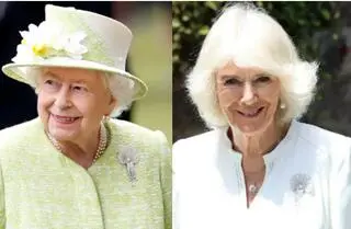 Królowa Camilla założyła broszkę królowej Elżbiety