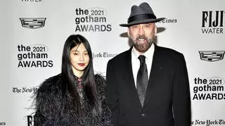 Nicolas Cage z żoną Riko Shibata