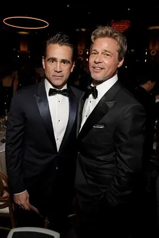 Złote Globy 2023. Collin Farrell i Brad Pitt