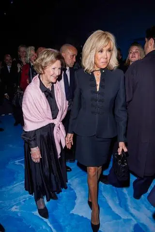 Brigitte Macron na pokazie Diora