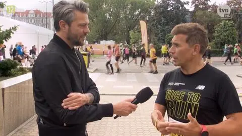 Robert Korzeniowski wziął udział w biegu Nice To Fit You Warszawska Dycha