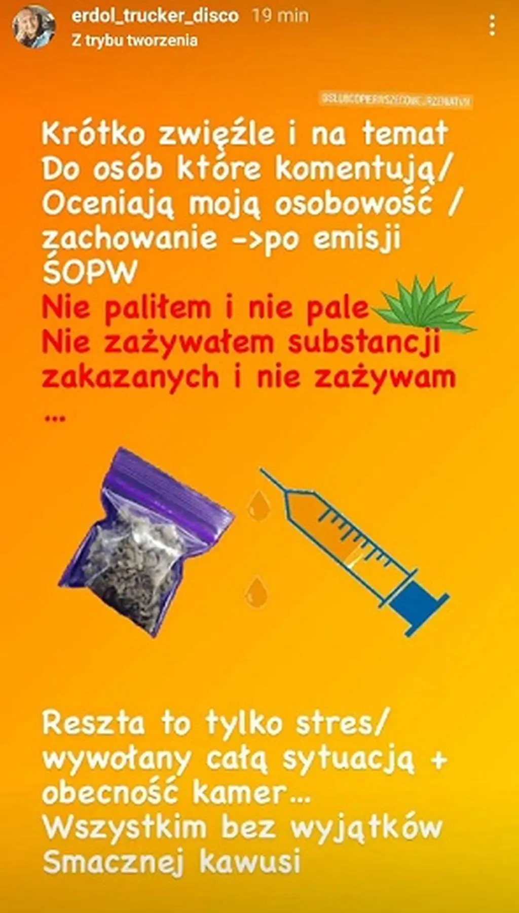 Maciej Mikołajczak ze "ŚOPW" o ataku śmiechu