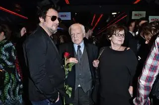 Marian Opania z żoną Anną i synem Bartoszem - 2015 rok