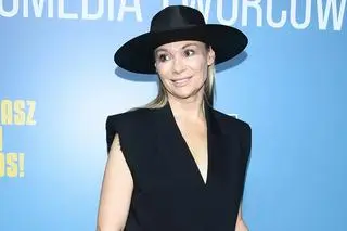 Sonia Bochosiewicz na premierze filmu "Masz ci los!"