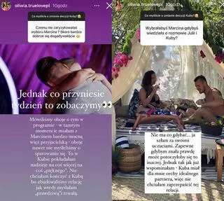 Oliwia z "True Love" o wyborze Marcina zamiast Kuby