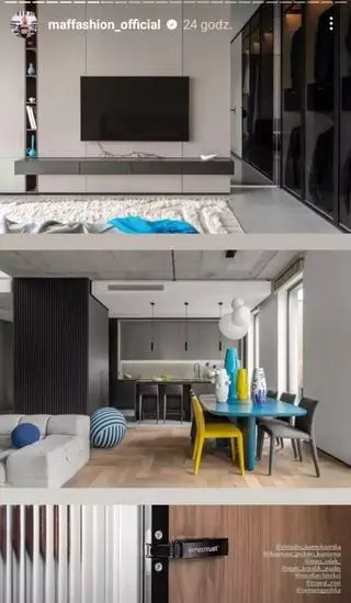 Maffashion pokazała mieszkanie