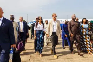 Książę Harry i Meghan Markle w Nigerii