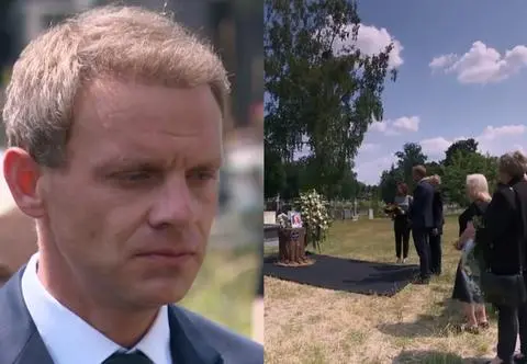"Na Wspólnej", odcinek 3700. Pogrzeb zmarłej Anny. Kamil pogrąży się w rozpaczy