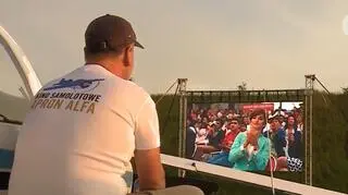 Kino samolotowe w Pile.